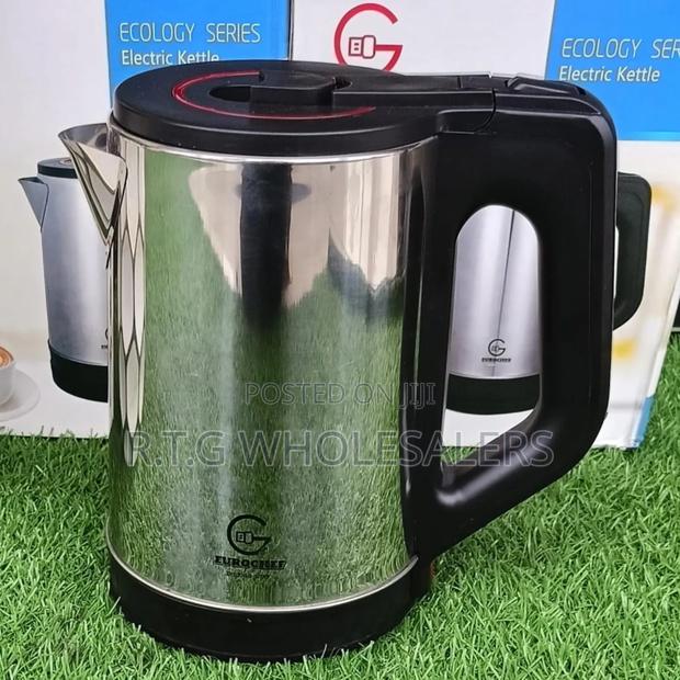 Eurochef 1.7l Stainless Electric Kettle – Durable Quick Heating