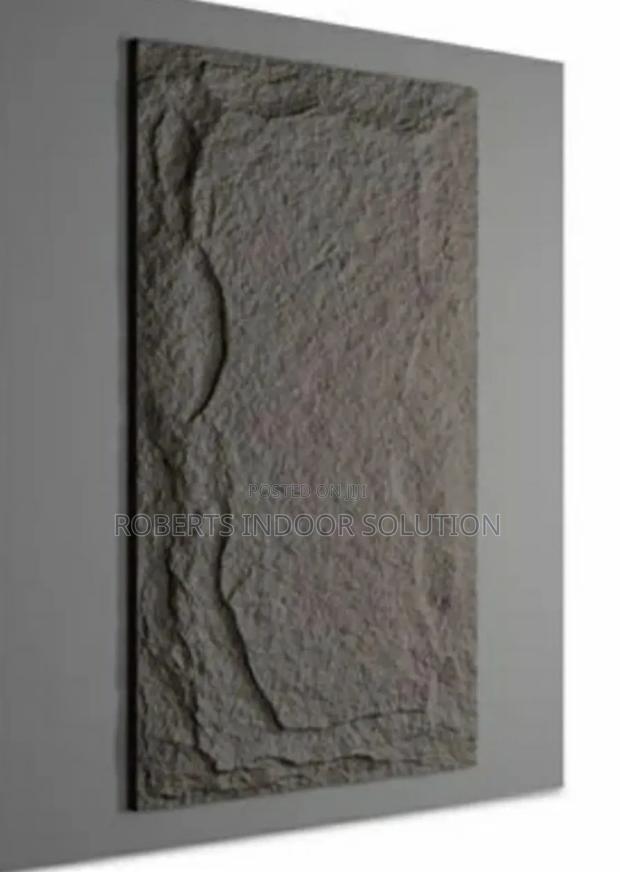 Textured Grey Lava Stone Slabs - main view