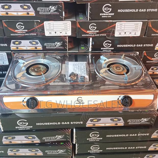 Eurochef Twin Burner Portable Cooker – Stainless Steel