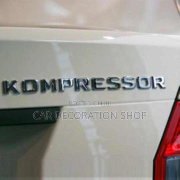 Kompressor 3d Mercedes Boot Badge
