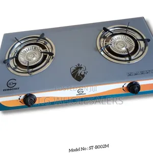 Eurochef 2‐Burner Glass Top Tabletop Stove