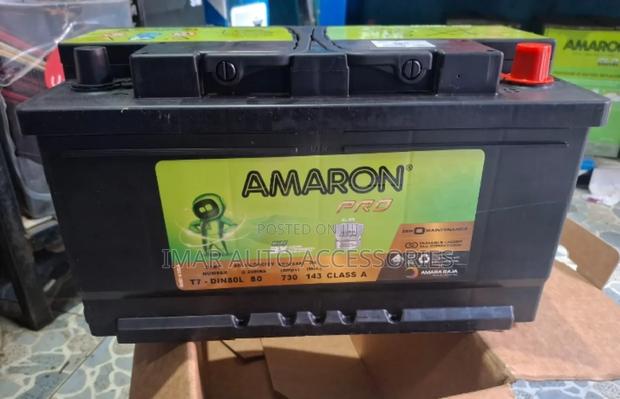 Din80l Amaron Battery Kenya | Best Price Nairobi Car Battery Shop