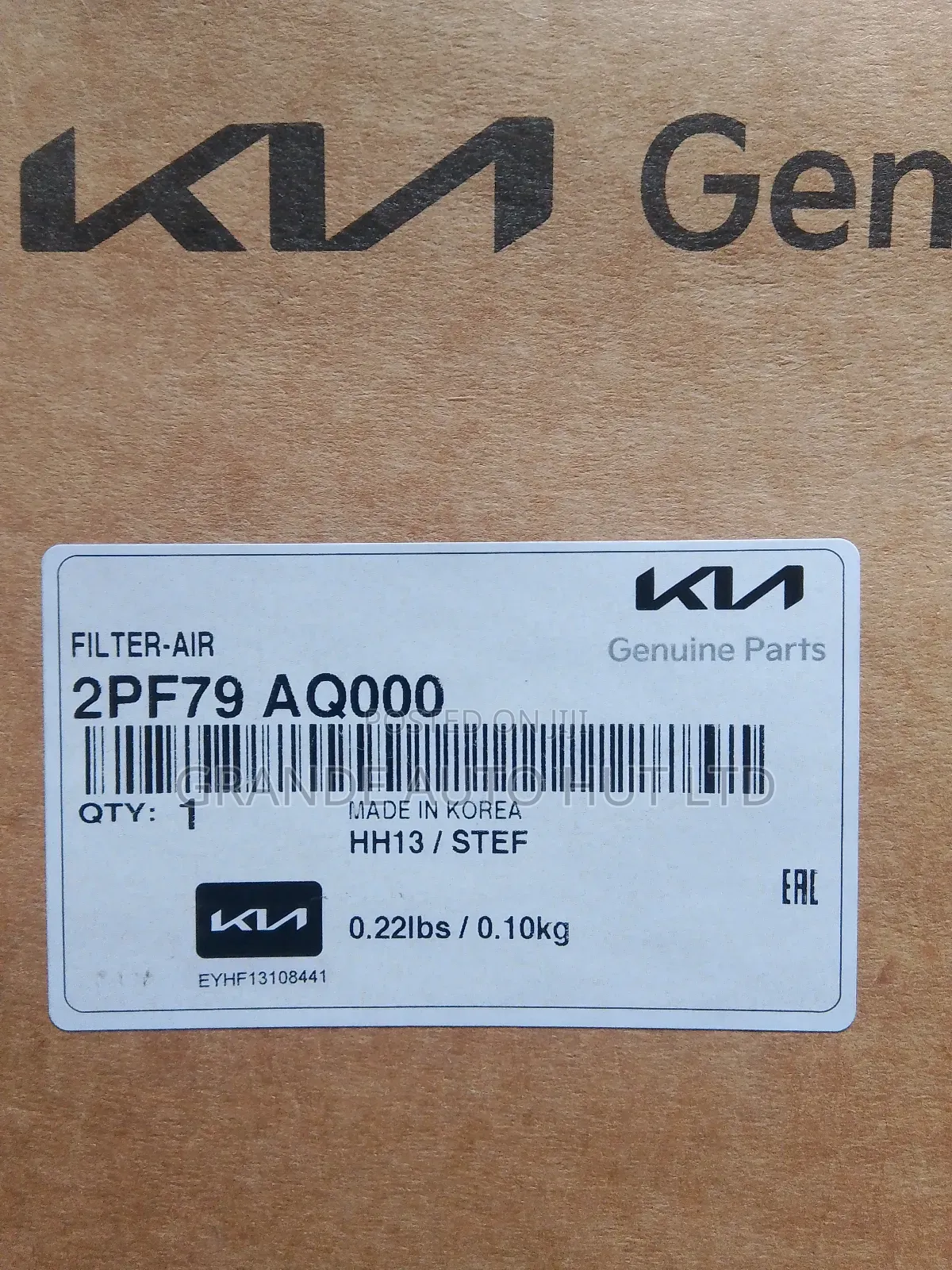 Ac Filter Hyundai Tucson 2007 (Genuine)