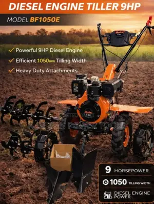 Benford Diesel Tiller 9hp/Heavy Duty Diesel Tiller