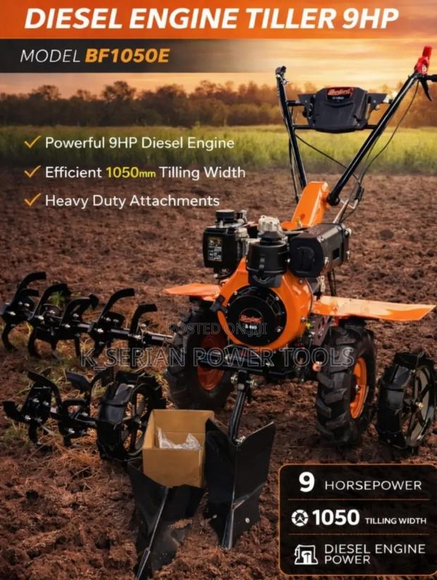 Benford Diesel Tiller 9hp/Heavy Duty Diesel Tiller