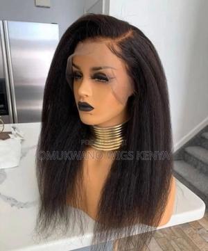 Natural Kinky Straight Wig - thumbnail 2