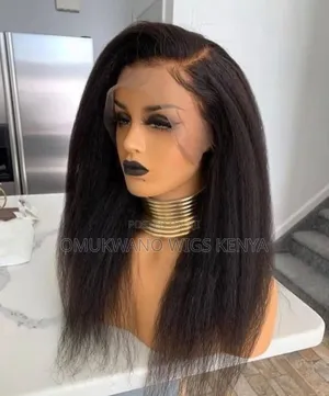 Natural Kinky Straight Wig