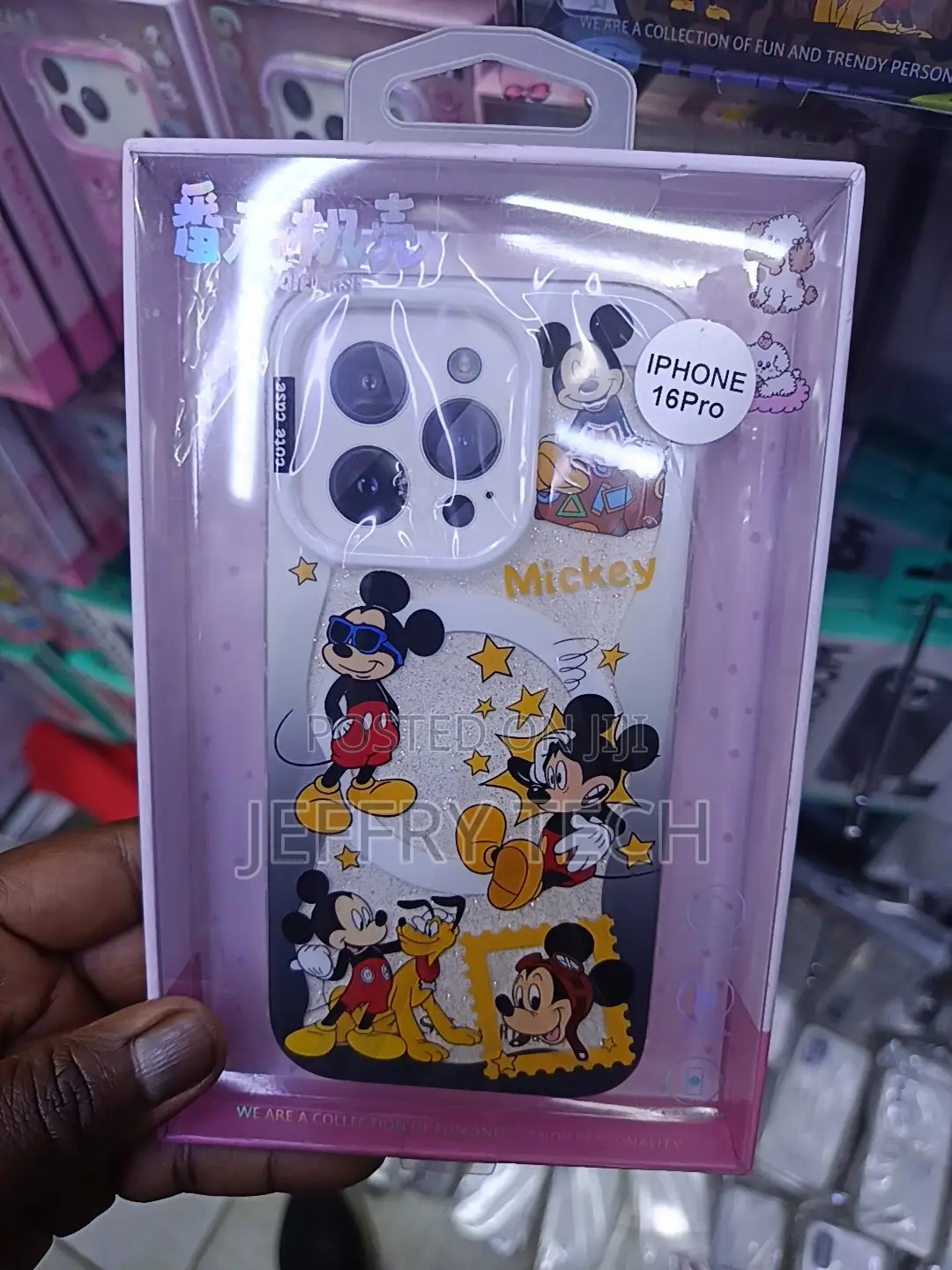 Isrea Mickey Mouse Disney Cartoon iPhone 16 Pro Magsafe Case