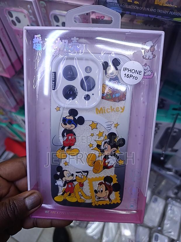 Isrea Mickey Mouse Disney Cartoon iPhone 16 Pro Magsafe Case