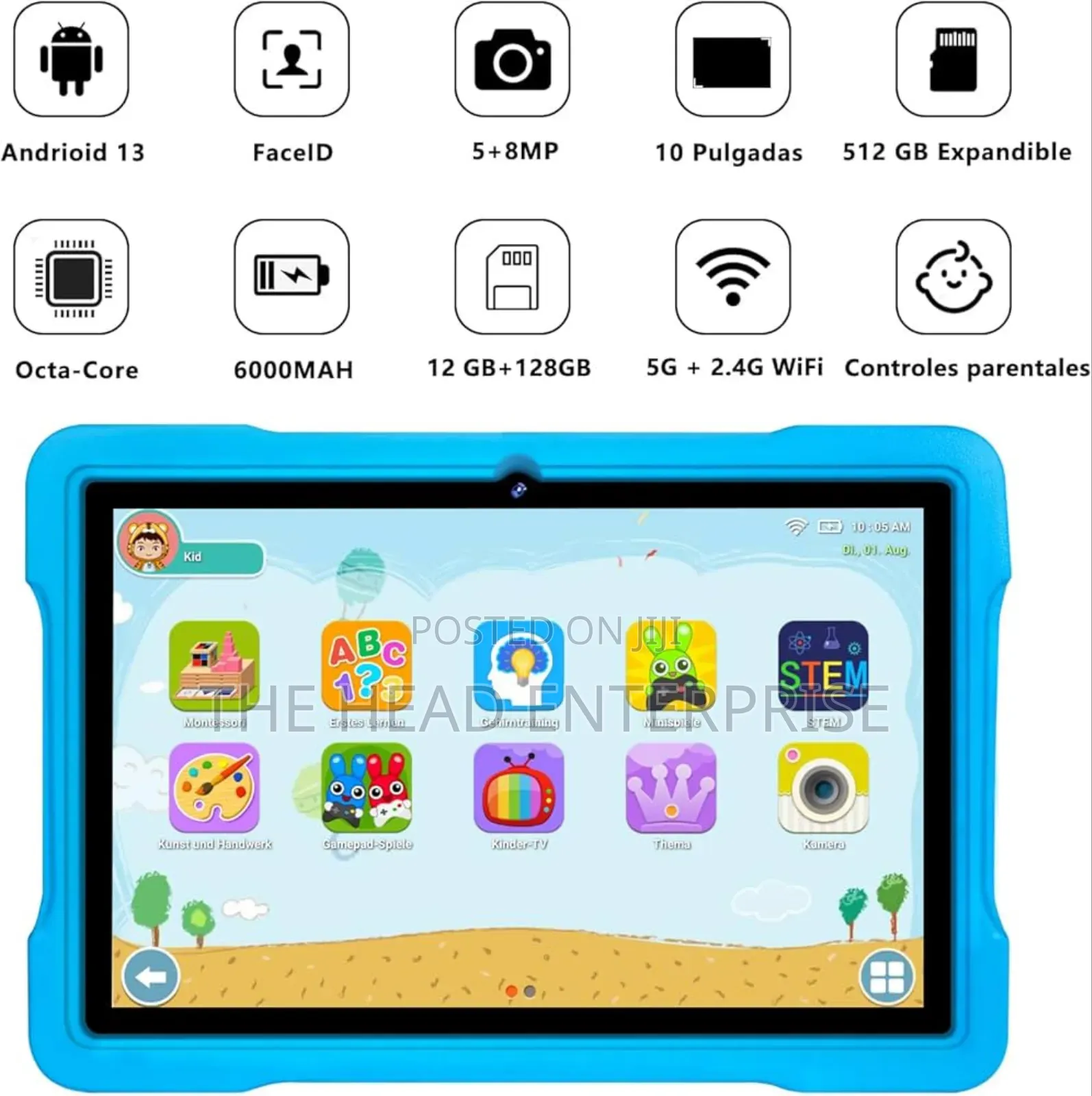 Best Quality 10 Inch Kids Educational Tablet