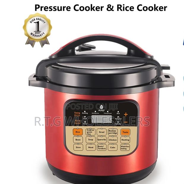 Nunix Pc‐02 6‐In‐1 Electric Pressure Cooker, Convenient Reliable