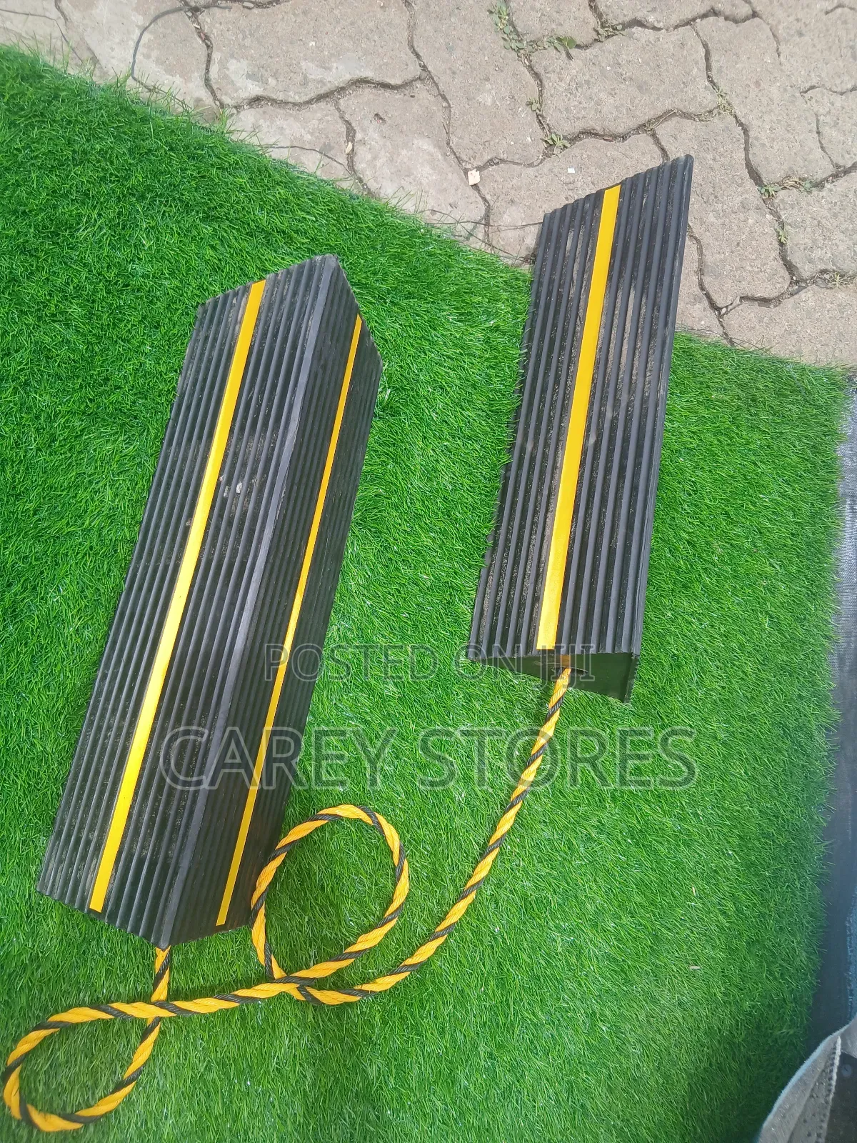 Rubber. Wheel Chock