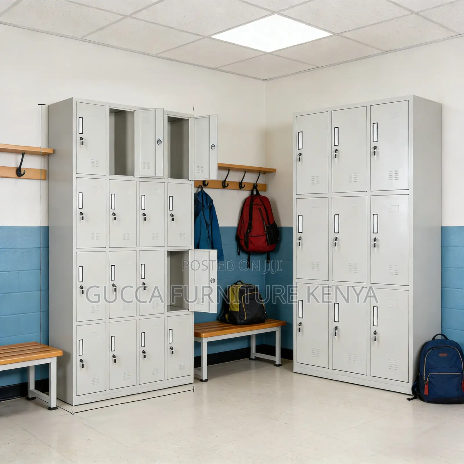 9-Swing Door Employee Storage Office Cabinet