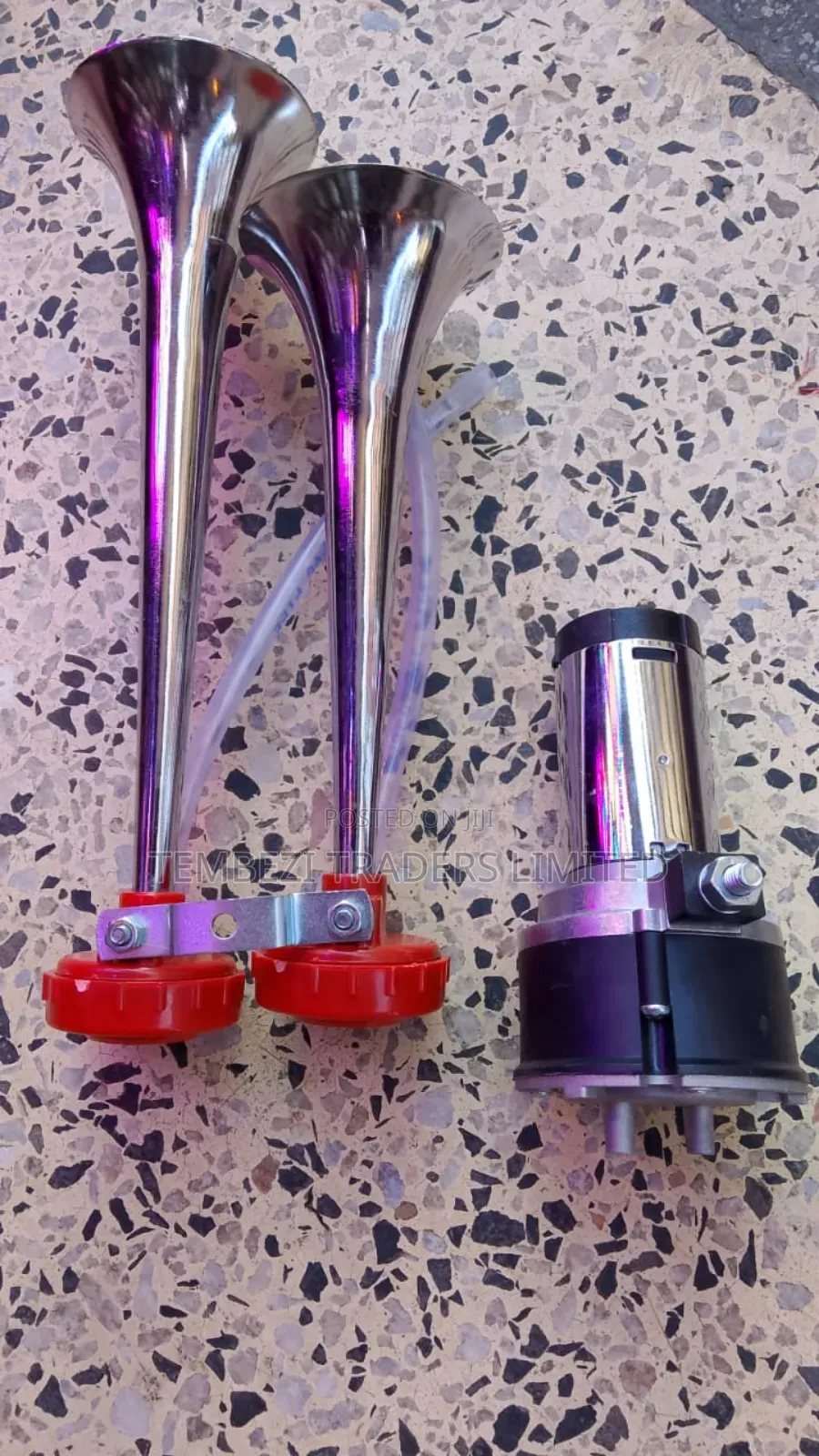 2 Pipes Air Horn With Motor 12volts