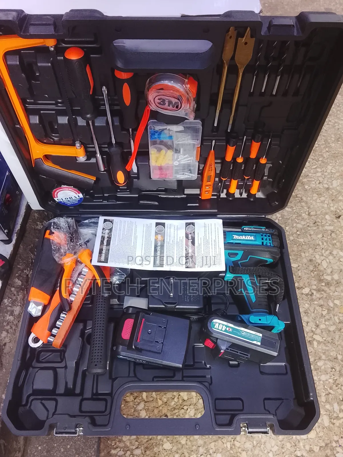'New Makita Cordless Drill and Accessories
