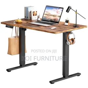 Office Desk; 1.6m Adjustable Height Ergonomic Computing Desk