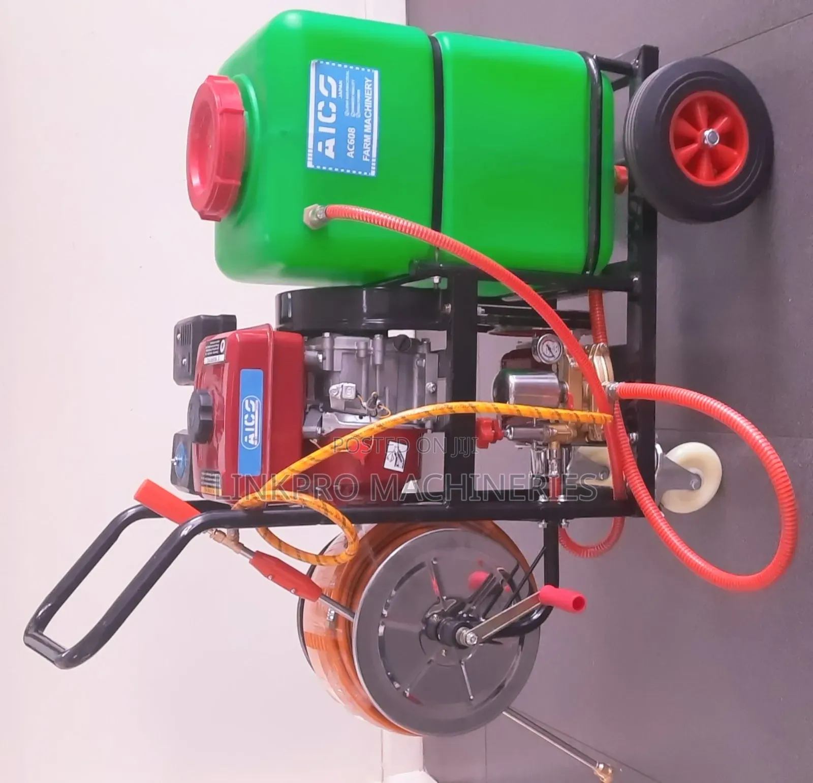 Ac608 Aico Japan Petrol Engine Trolley Sprayer 60 Litres