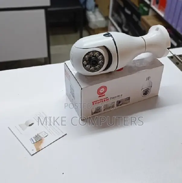 Enhanced Quality V380 Pro 2mp 1080p Full Hd Dual Lens Wifi Bulb Camera