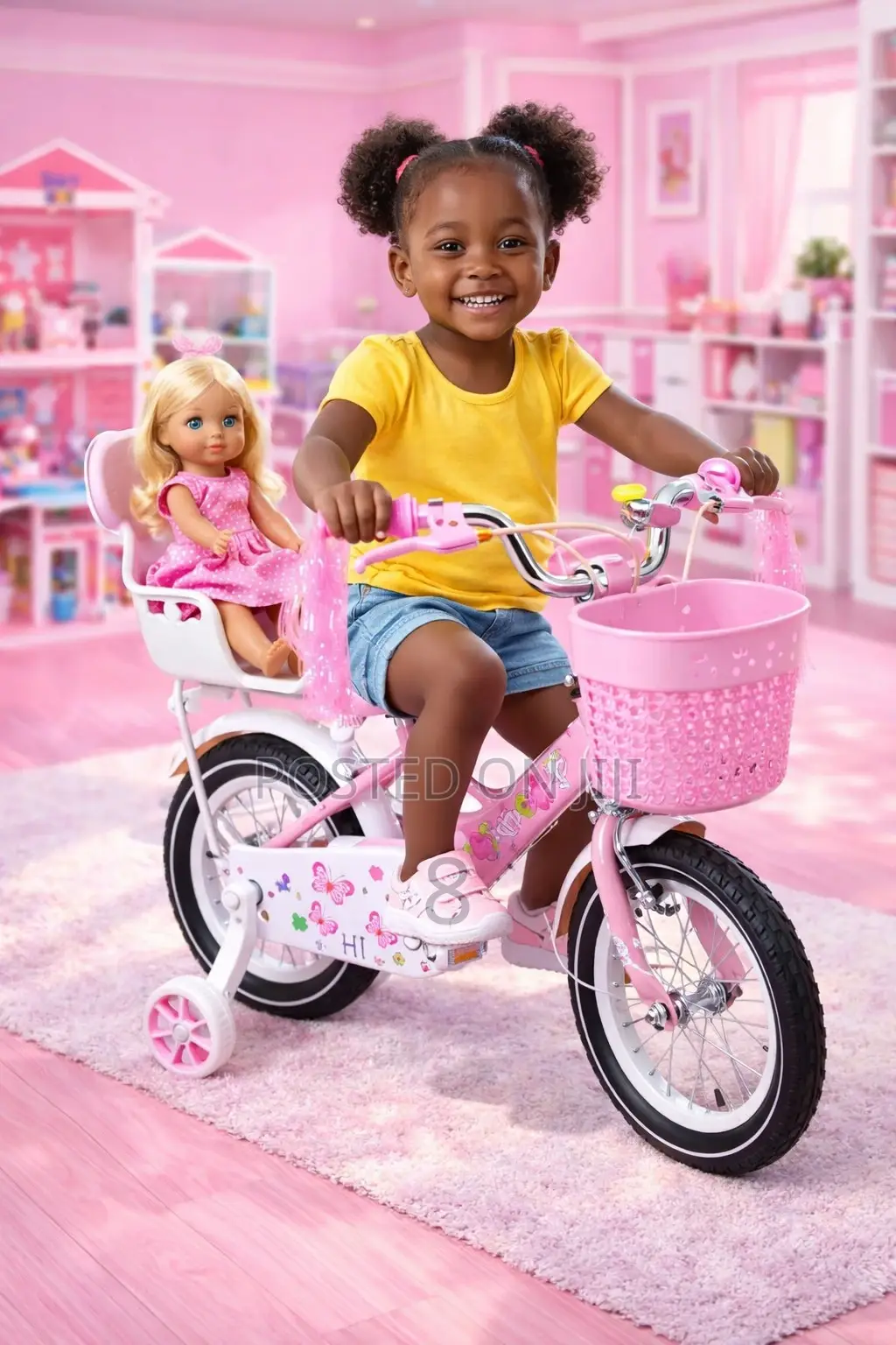 Colorful Kids Bicycle – Size 12 for Beginners