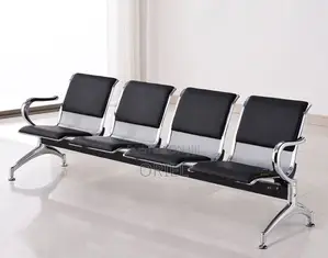 Office Bench : Office 4-Seater Waiting Area Bench