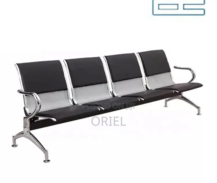 Office Bench : Office 4-Seater Waiting Area Bench