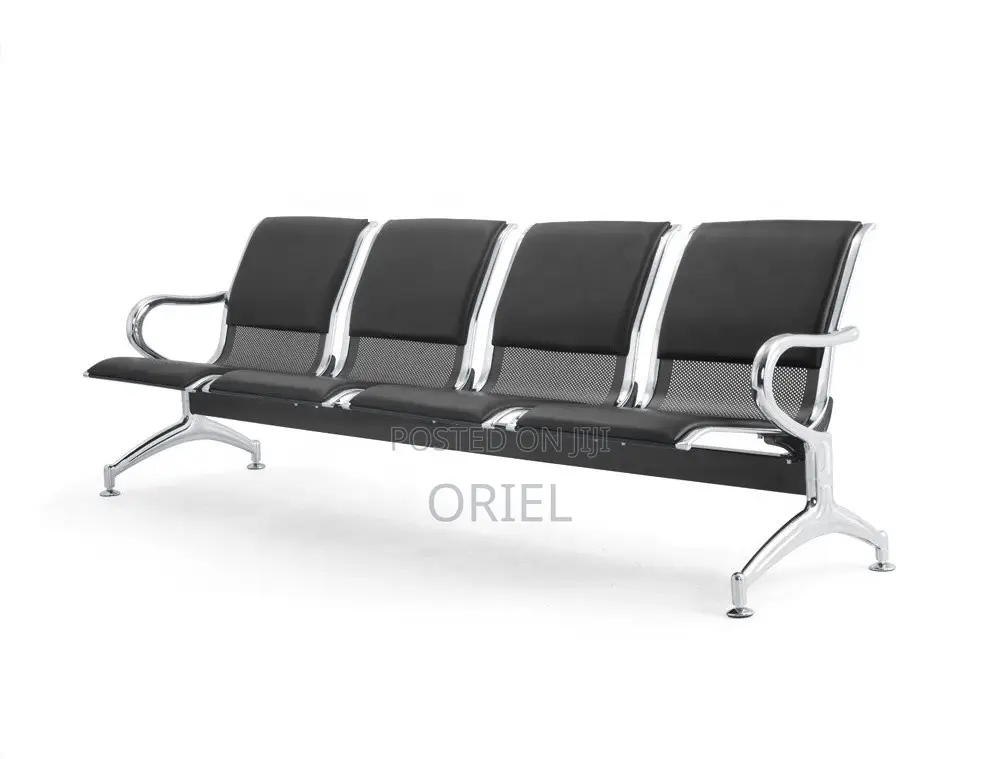 Office Bench : Office 4-Seater Waiting Area Bench