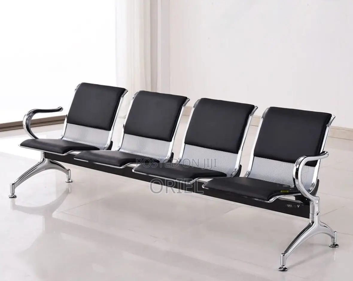 Office Bench : Office 4-Seater Waiting Area Bench