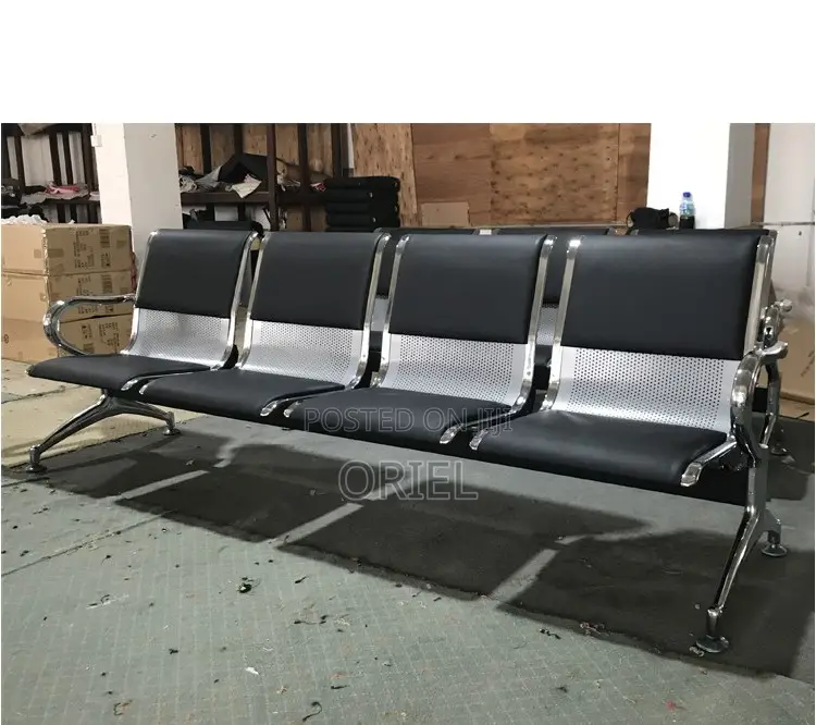 Office Bench : Office 4-Seater Waiting Area Bench