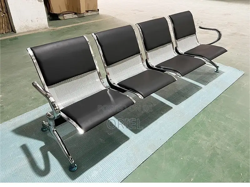 Office Bench : Office 4-Seater Waiting Area Bench
