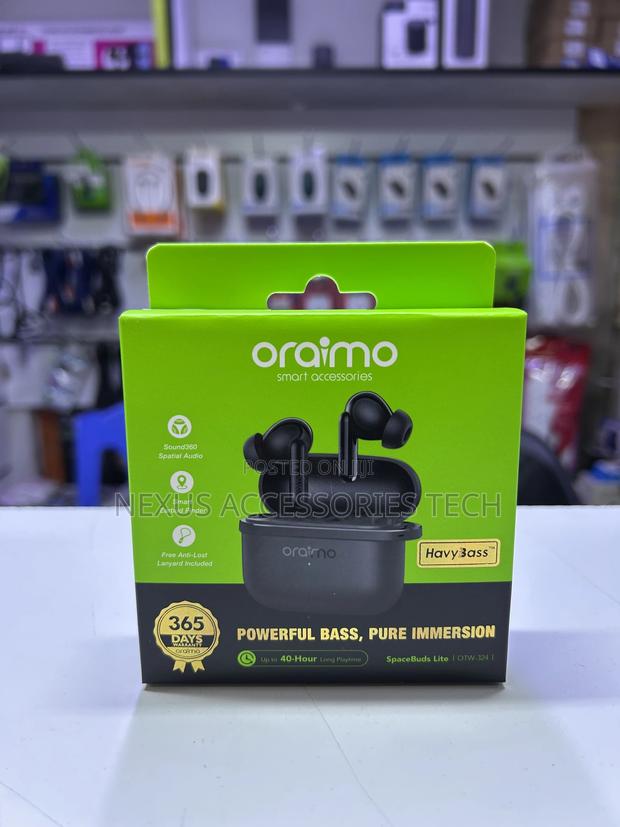 Oraimo Spacebuds Lite Otw-324 Wireless Earbuds|40h Playtime,Heavy Bass - thumbnail 3