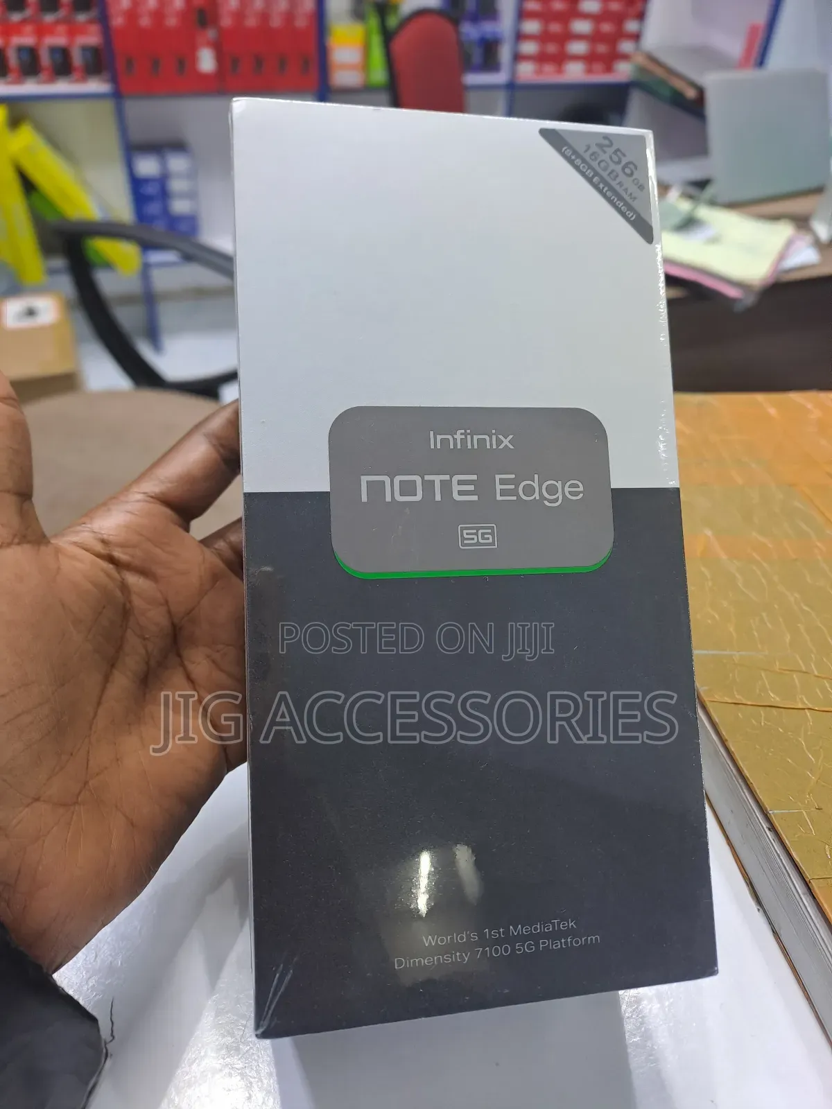 New Infinix Note Edge 256 GB Gray