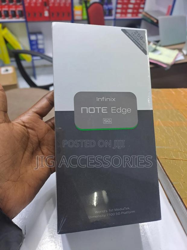 New Infinix Note Edge 256 GB Gray - thumbnail 2