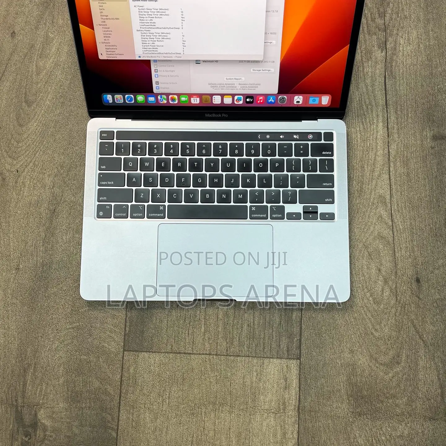 Laptop Apple MacBook Pro 2020 M1 8GB Intel Core M SSD 256GB