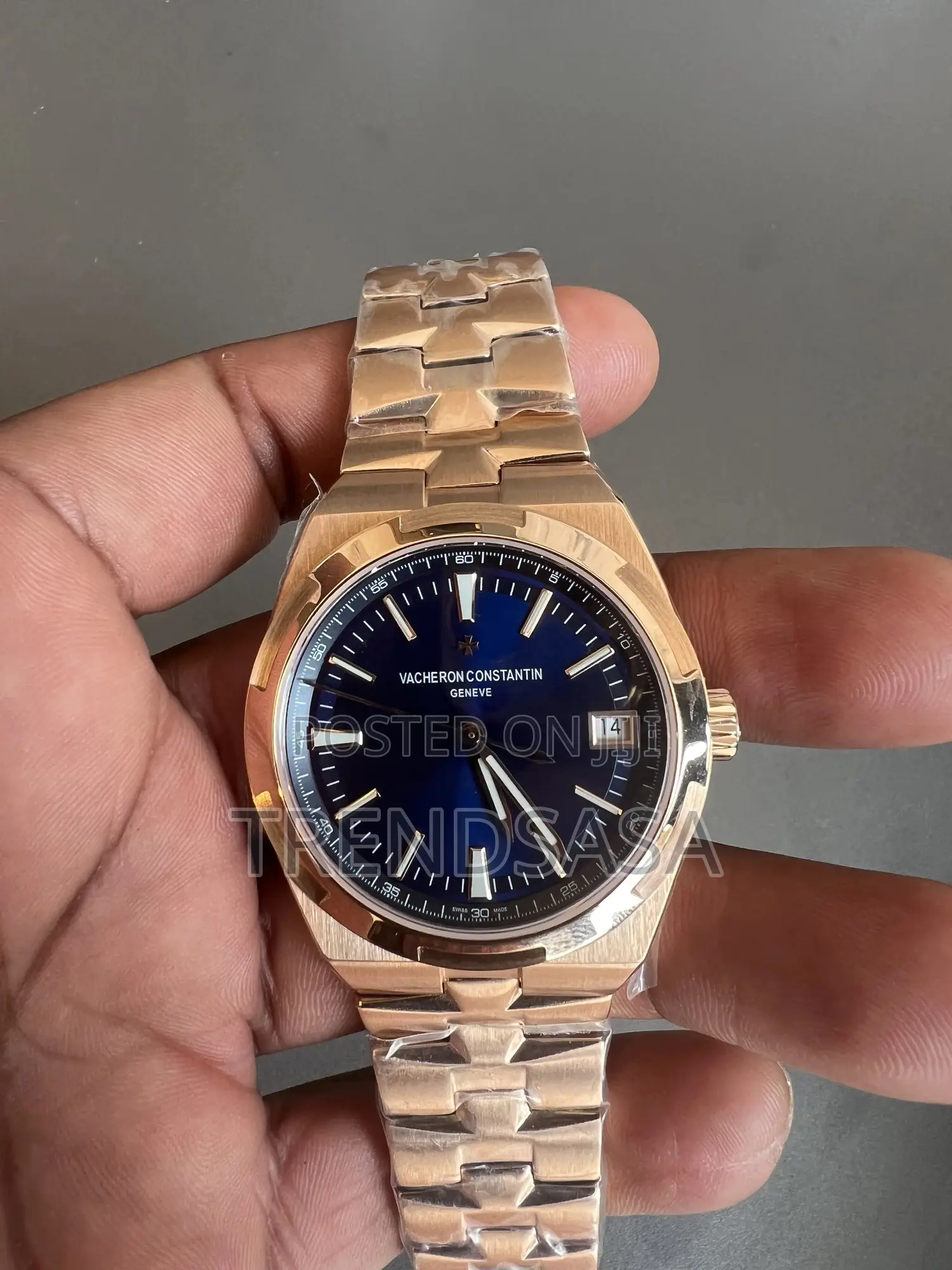 Vacheron Constantine Overseas Blue Dial Rose Gold