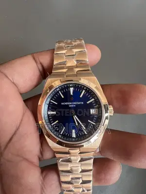 Vacheron Constantine Overseas Blue Dial Rose Gold