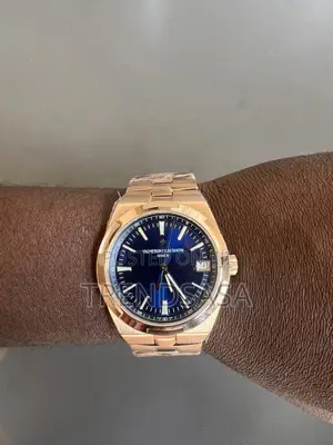 Vacheron Constantine Overseas Blue Dial Rose Gold