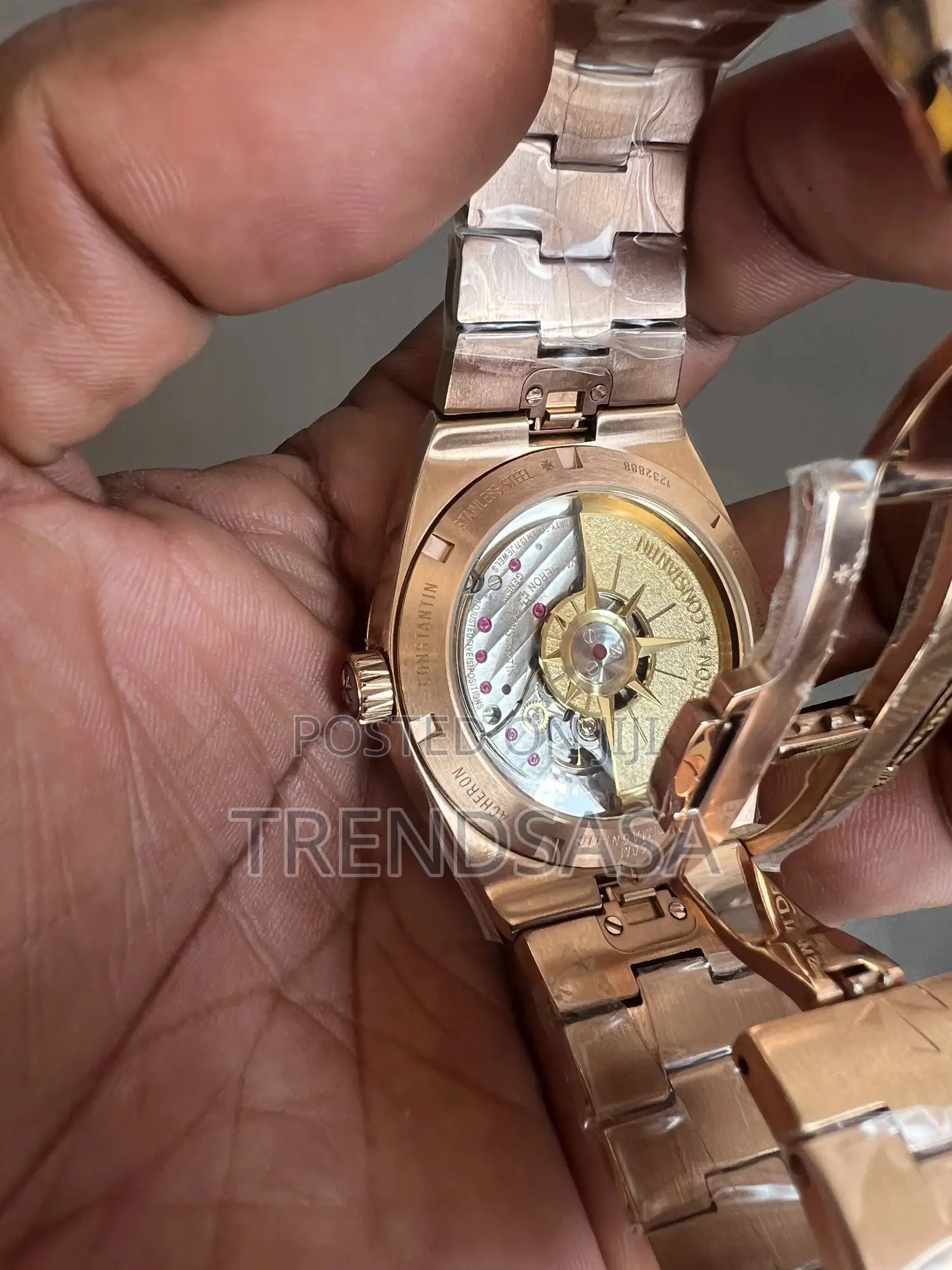 Vacheron Constantine Overseas Blue Dial Rose Gold