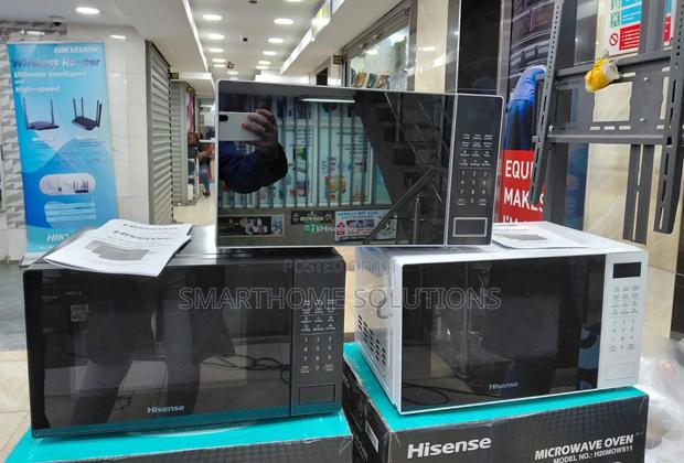 Hisense Microwave 20 Liters Silver and Black Colour Digital