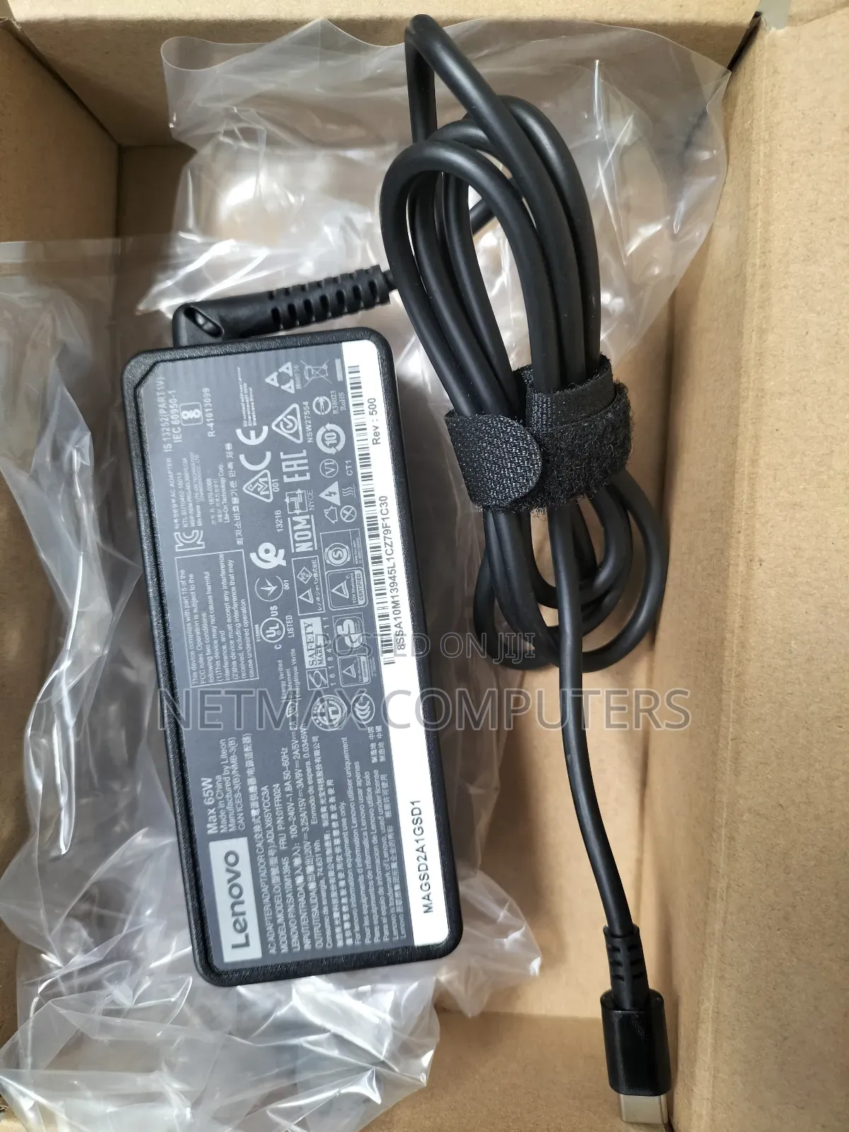 Lenovo Type C 65w Laptop Adapter/Charger