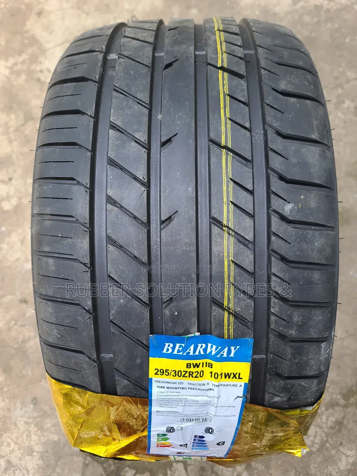 295 /30 R20 Bearway Tyres 101 W X/L Bw118