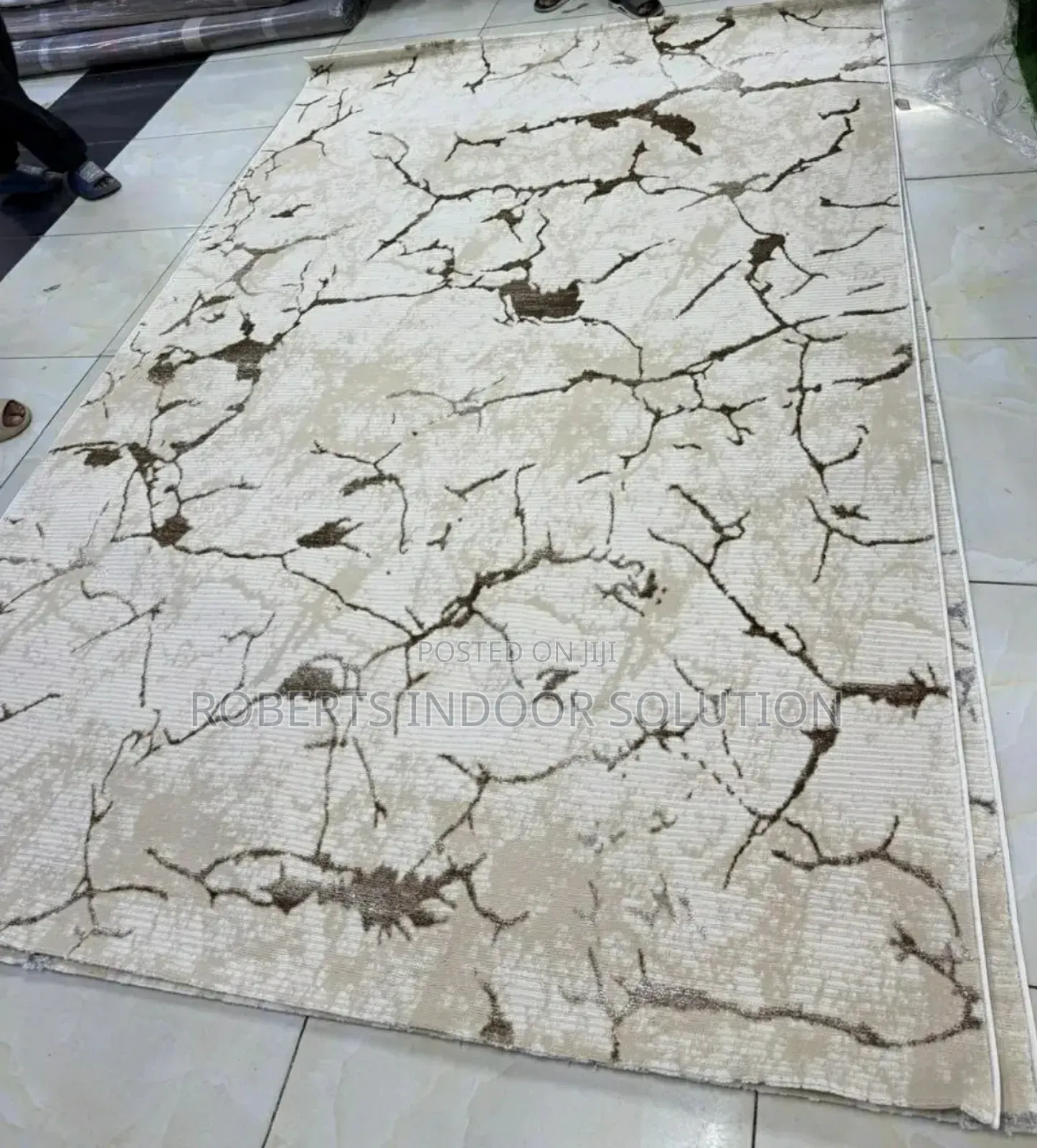 Abstract, Crackle-Like Pattern Carpet