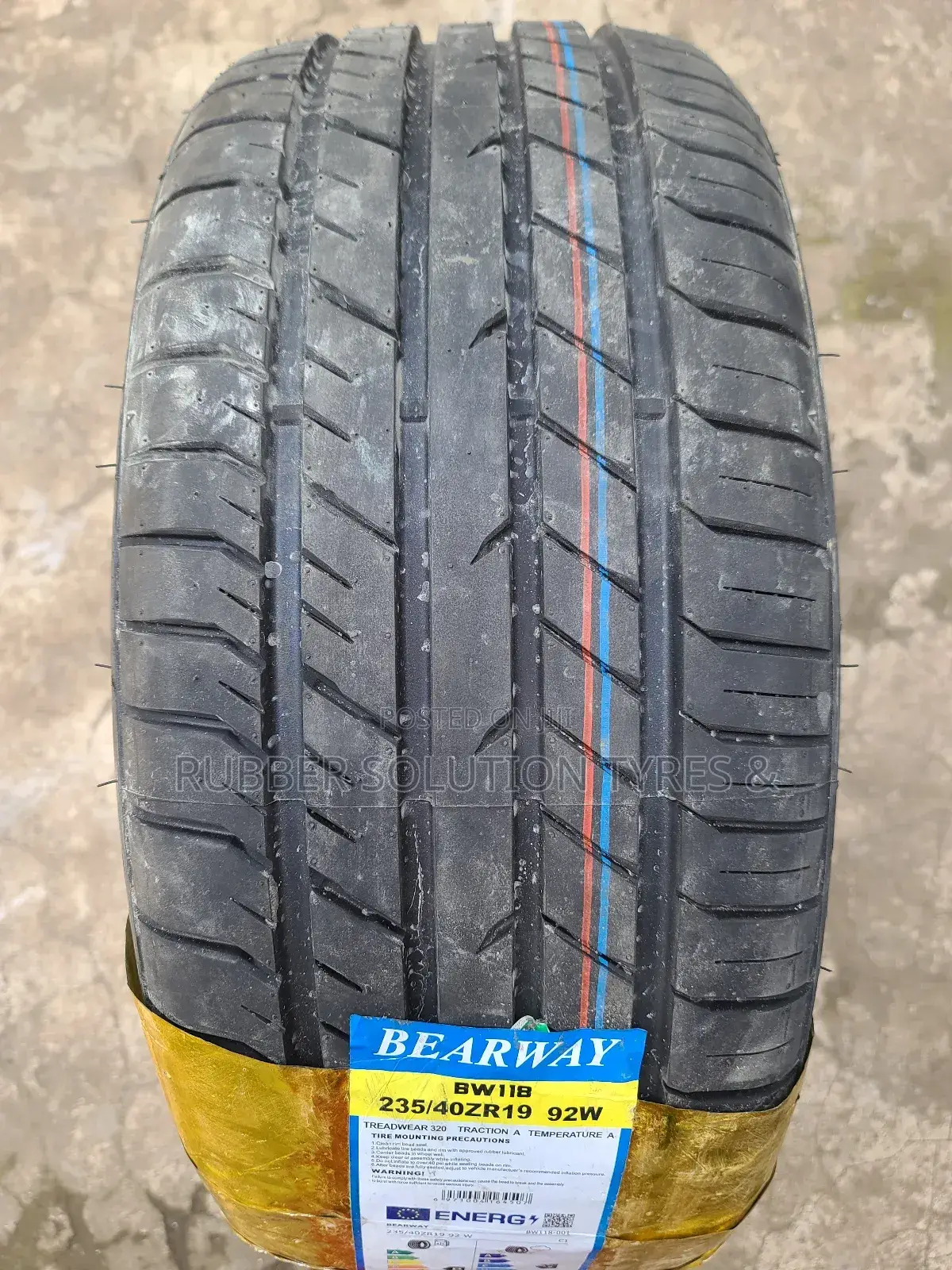 235/40r19 Bearway Tyres 92 W Bw118