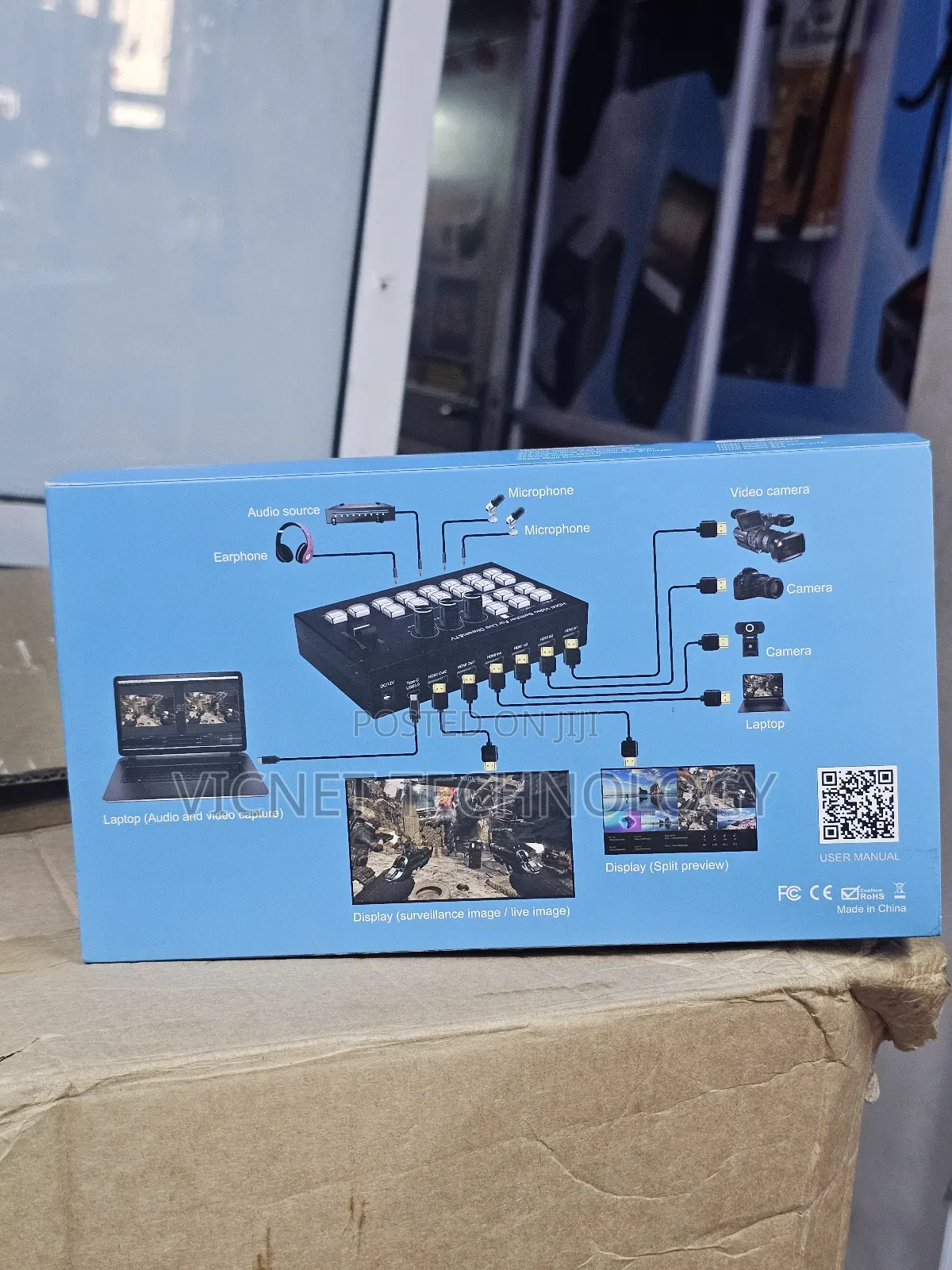 1080p Live Streaming Hdmi Video Switcher