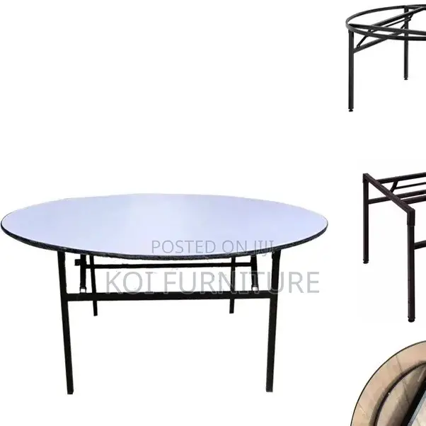 Office Table; 1.8m Rpound Foldable Simple Style Boardroom Table