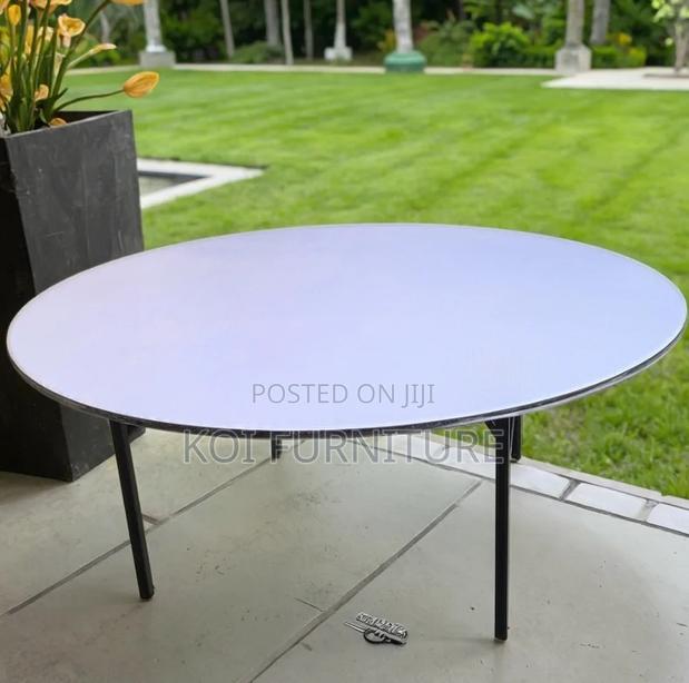 Office Table; 1.8m Rpound Foldable Simple Style Boardroom Table - thumbnail 4