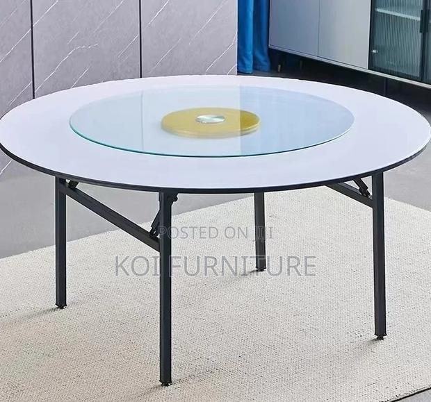 Office Table; 1.8m Rpound Foldable Simple Style Boardroom Table - thumbnail 5
