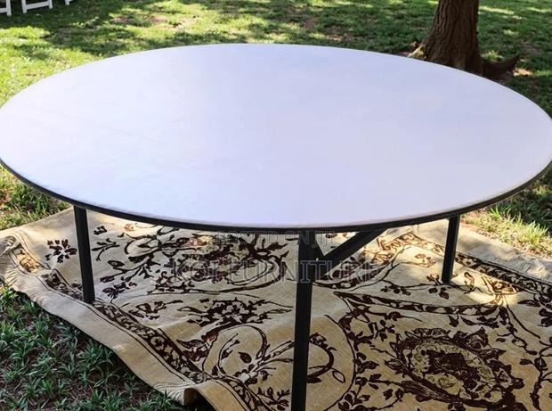 Office Table; 1.8m Rpound Foldable Simple Style Boardroom Table - thumbnail 7