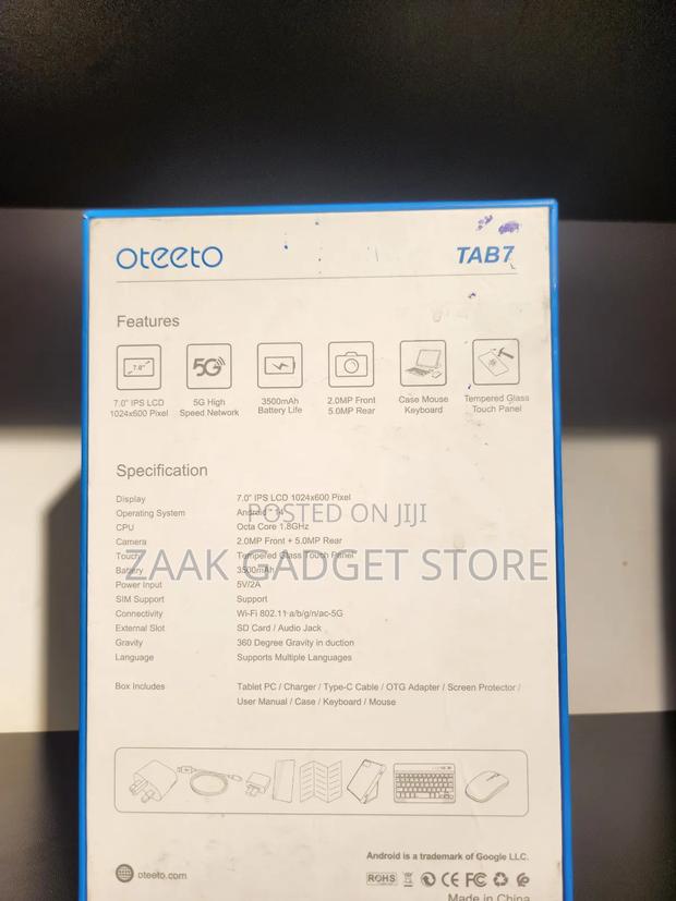 New Oteeto TAB 6 256 GB Blue - thumbnail 5