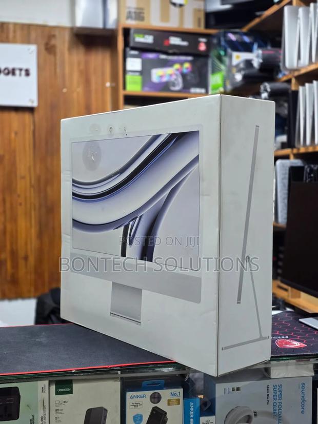 New Desktop Computer Apple iMac M3 8GB Apple M3 SSD 256GB - main view
