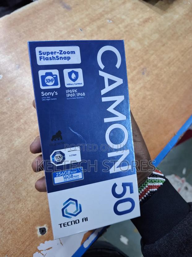 New Tecno Camon 50 256 GB Black - thumbnail 2